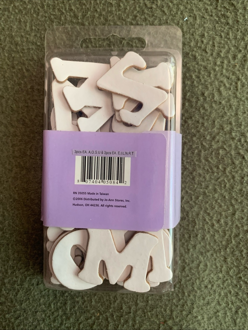Jo-Ann Scrap Essentials sealed and open letters. Making Memories brads. - Picture 9 of 15